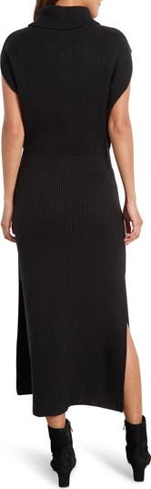 Madeline Rib Turtleneck Maxi Sweater Dress