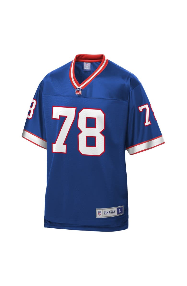 FANATICS Men's NFL Pro Line Bruce Smith Royal Buffalo Bills Retired Player Replica Jersey, Alternate, color,
