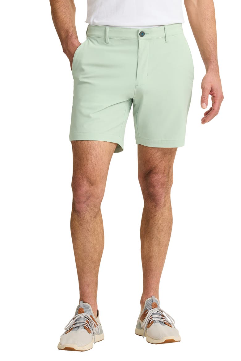 Chip Shot IslandZone® Stretch Nylon Blend Ripstop Shorts, Main, color, SILKY GREEN