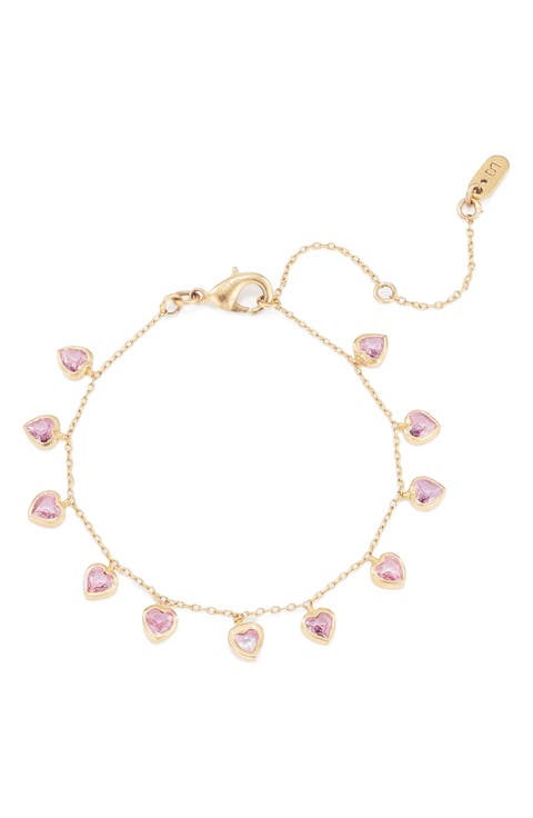 Cherie Heart Charm Bracelet