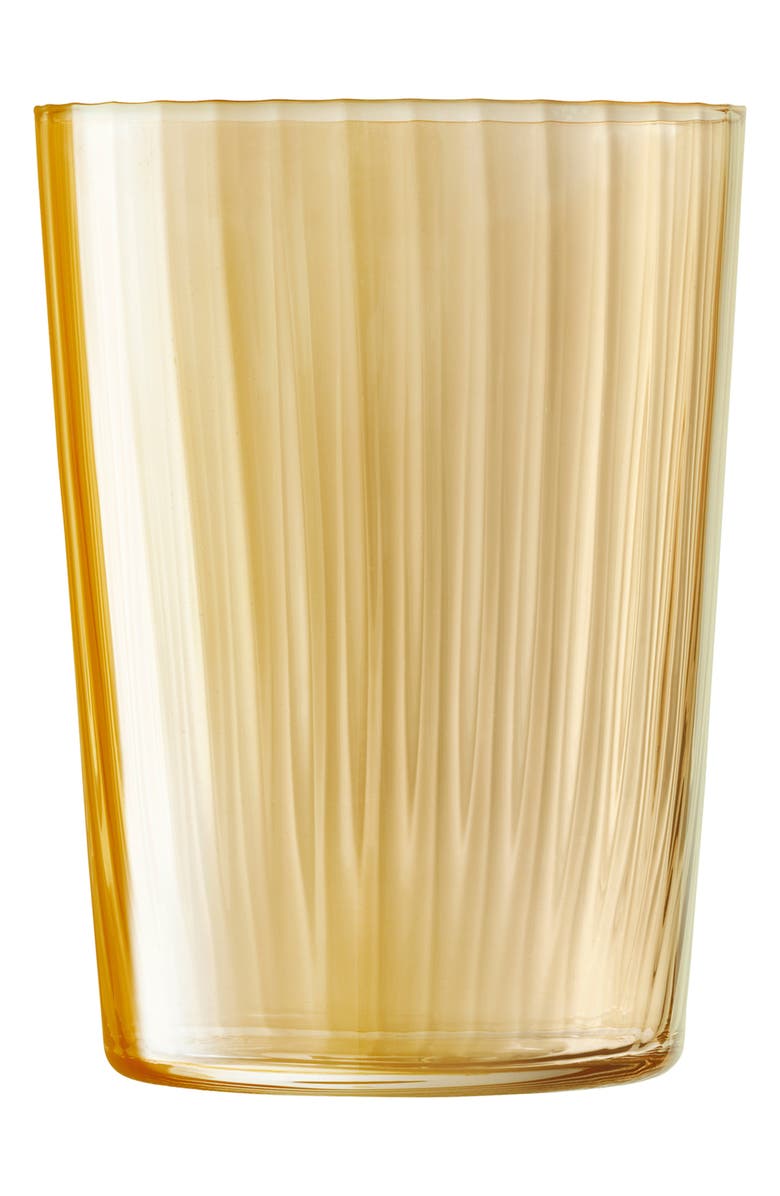 LSA Set of 4 Gems Tumblers, Alternate, color, Brown