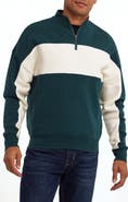 Threads 4 Thought Angus Colorblock Half-Zip Fleece Sweatshirt