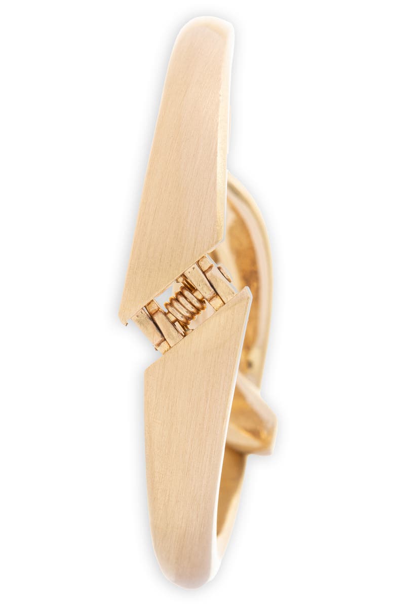 SAACHI Modern Knot Bangle Bracelet, Alternate, color, Gold