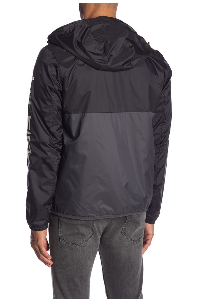 Tommy Hilfiger Colorblock Hooded Rain Jacket, Alternate, color, 