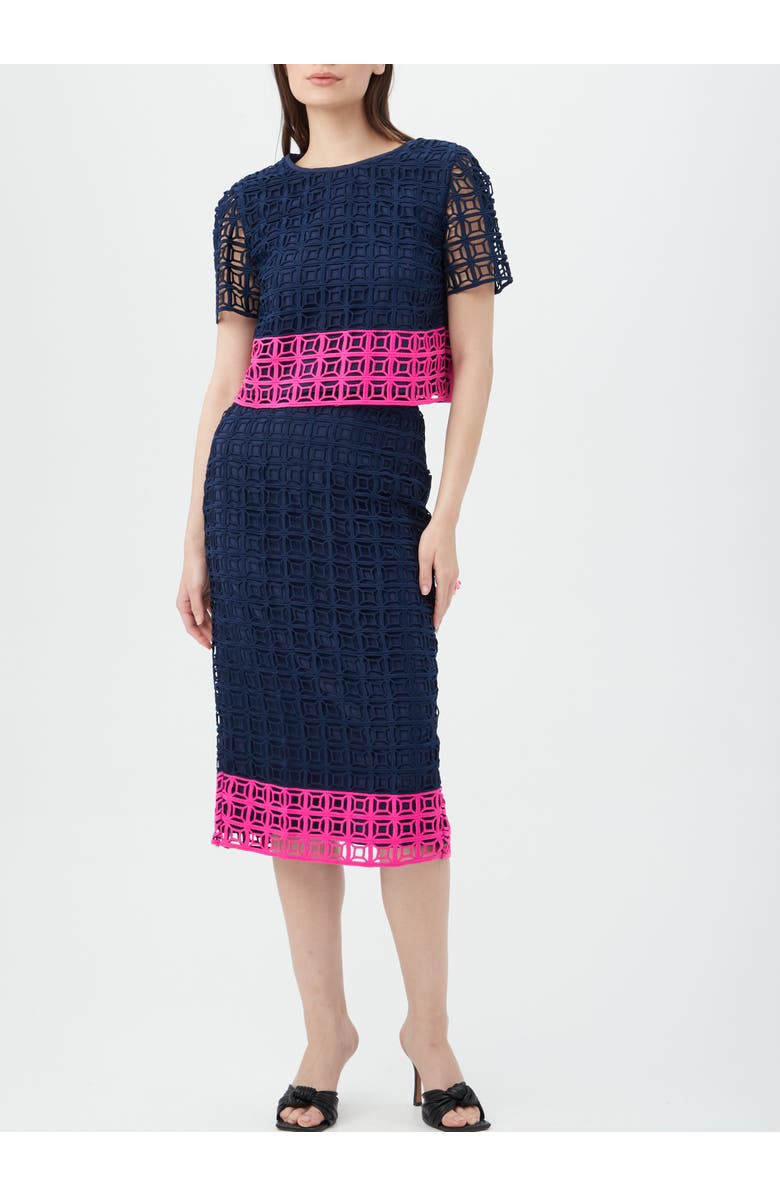 Trina Turk Serilda 2 Top, Alternate, color, Indigo/Petal Pink