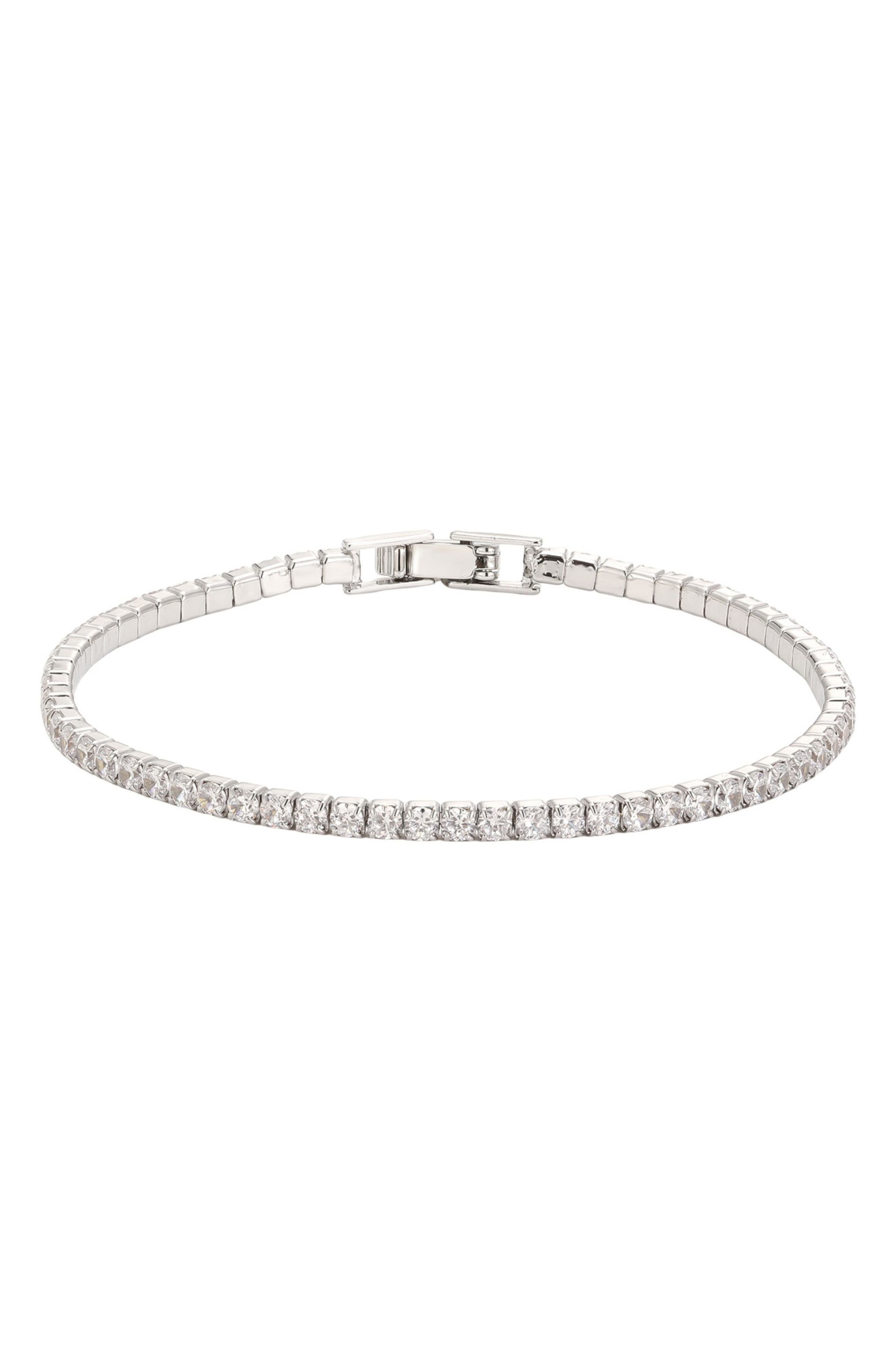 Cubic Zirconia Tennis Bracelet