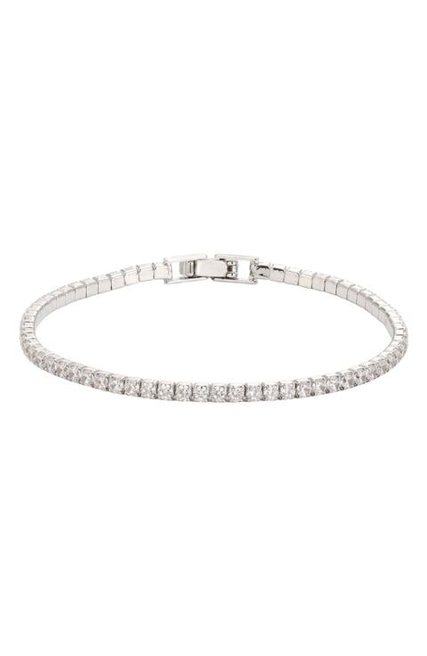 Cubic Zirconia Tennis Bracelet