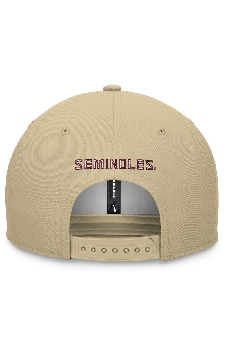 Nike Men's Nike Gold Florida State Seminoles On-Field Pro Bill Snapback Hat, Alternate, color, 