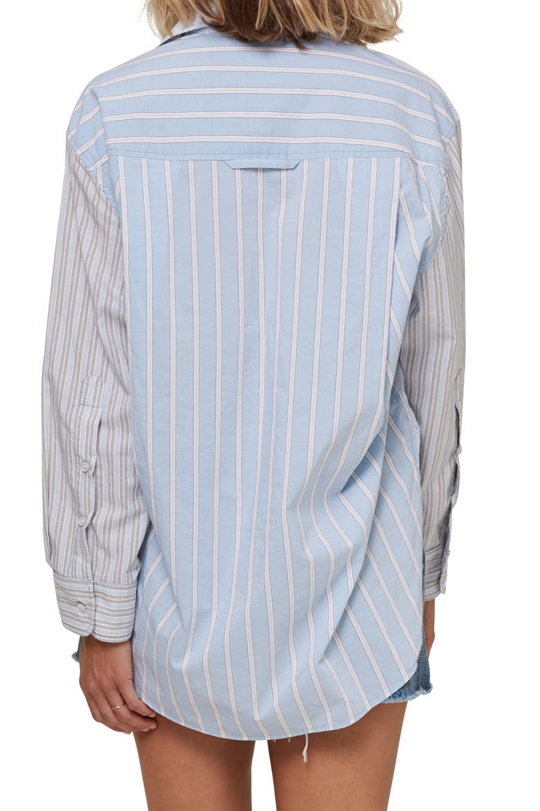 Kayla Stripe Blouse, Alternate, color, REWORK STRIPE