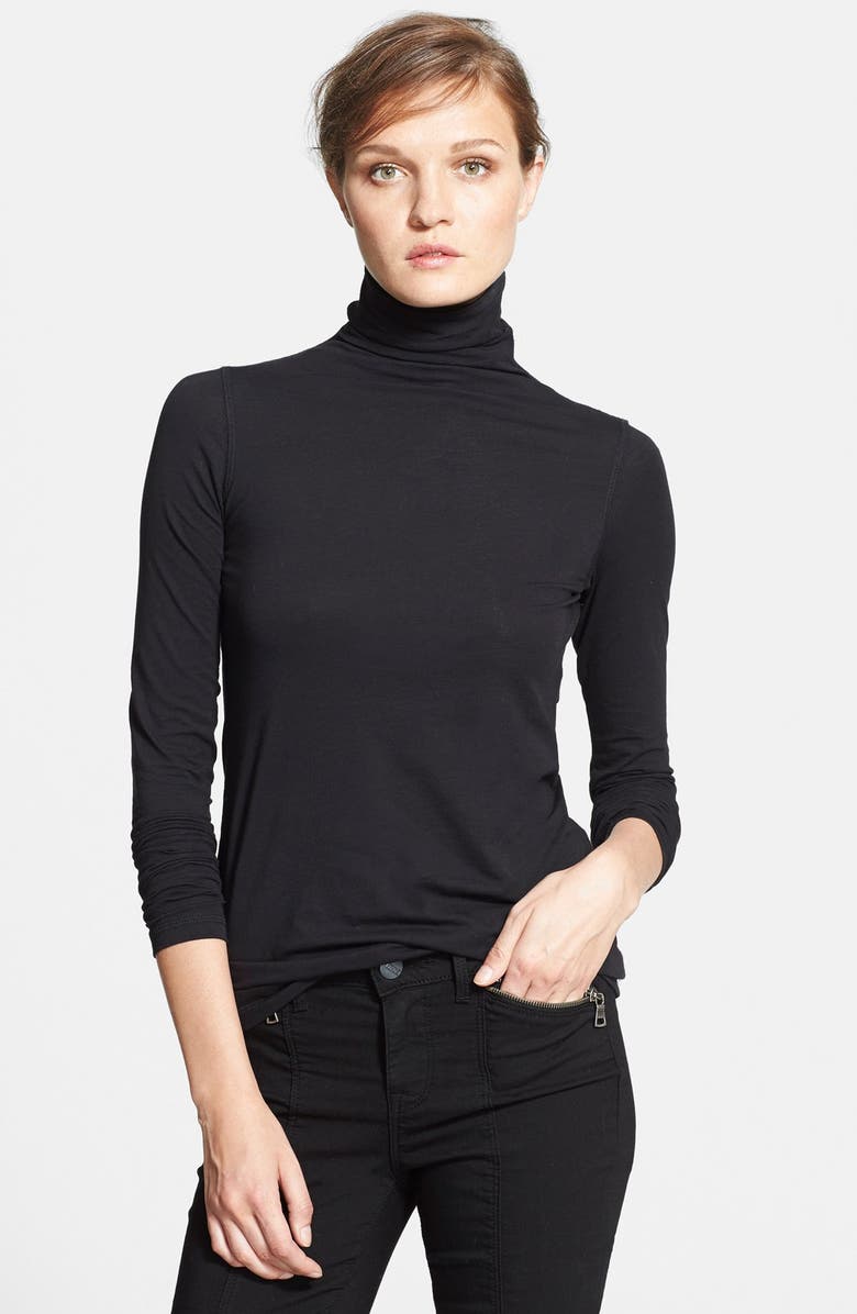 Vince 'Favorite' Soft Cotton Turtleneck, Main, color, 