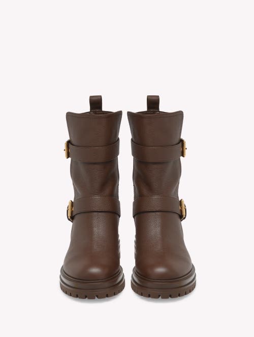 Gianvito Rossi Thiago Biker In Brown