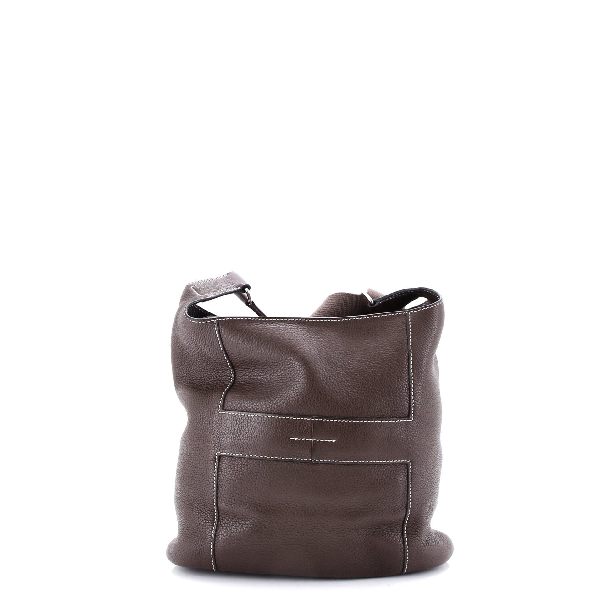 Pre-Owned Hermes Sac Good News Bag Leather PM, Alternate, color, Ebene