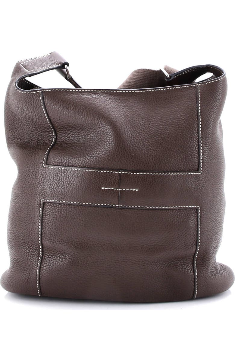 Pre-Owned Hermes Sac Good News Bag Leather PM, Alternate, color, Ebene