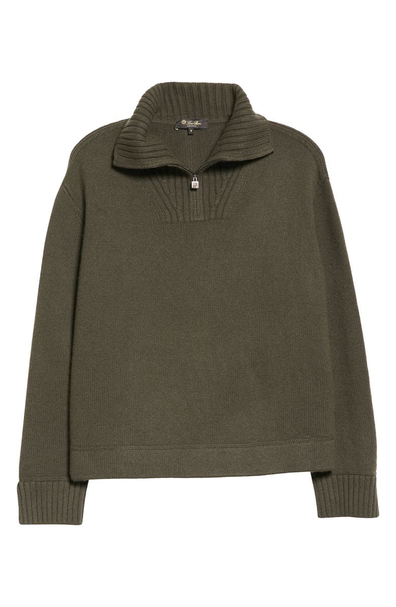 Loro Piana Half Zip Cashmere Rib Sweater | Nordstrom