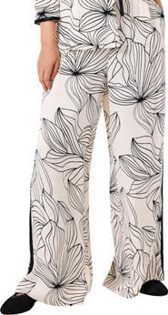MINT VELVET Floral Print Wide Satin Trousers