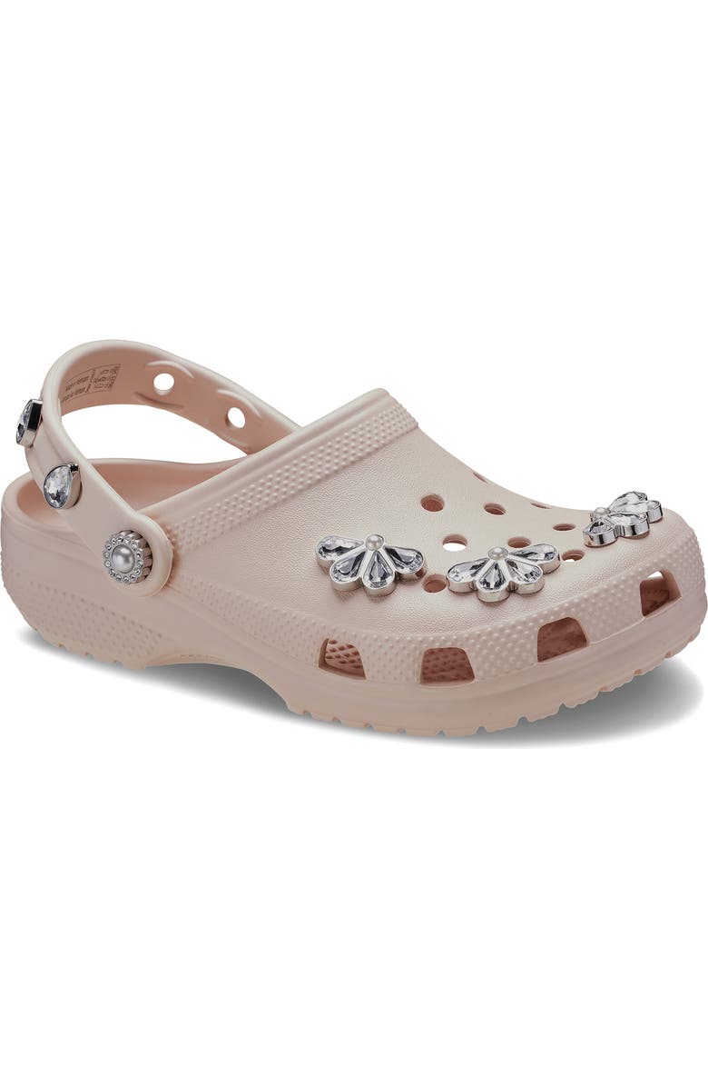 CROCS Kids; Classic Pinnacle Embellished Clog, Main, color, Quartz