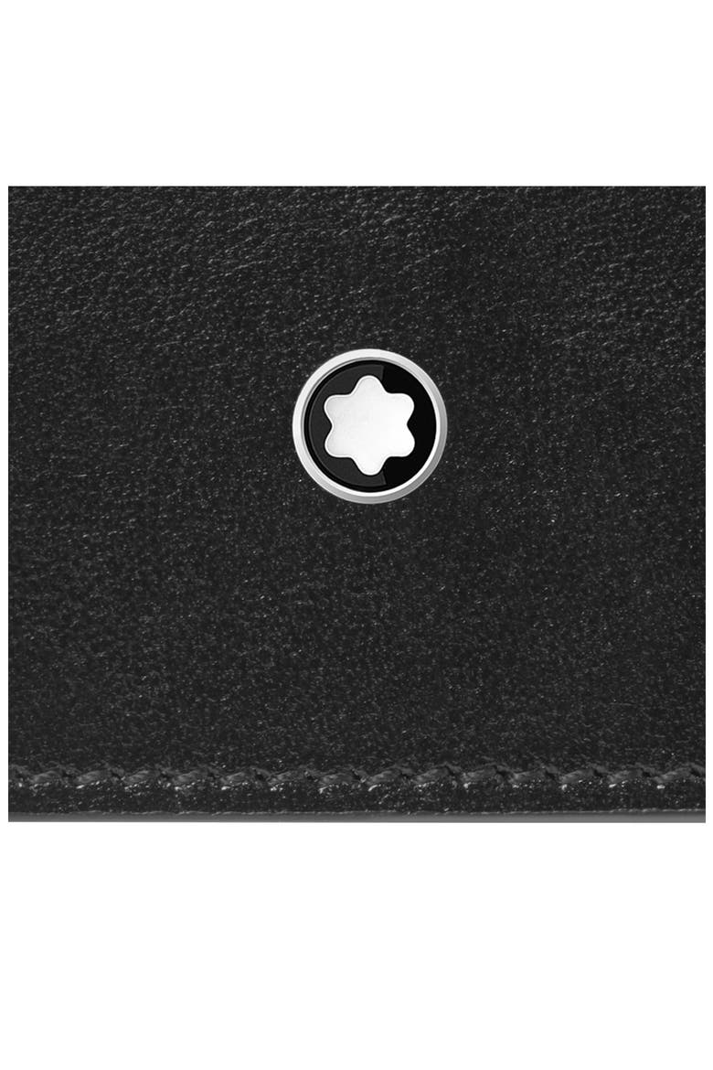 Meisterstück Leather Bifold Wallet, Alternate, color, BLACK