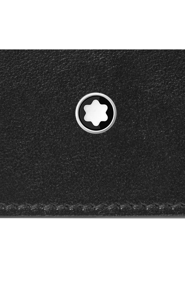 Montblanc Meisterstück Leather Bifold Wallet, Alternate, color, Black