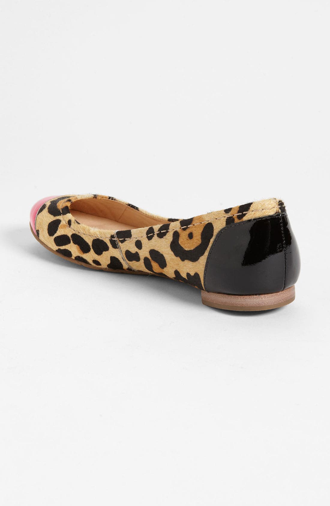 KATE SPADE TERRY FLAT, Alternate, color, CAMEL/ LEOPARD HAIRCALF