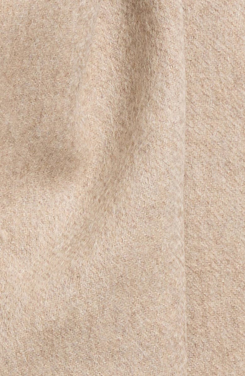 Lost Pattern Lost in Warmth Cashmere Scarf, Alternate, color, Light Brown