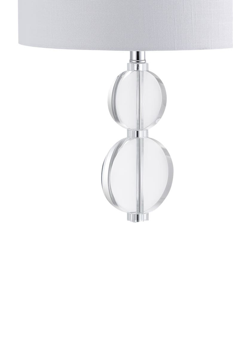 JONATHAN Y Paisley 29.5" Crystal LED Table Lamp, Clear, Alternate, color, Clear