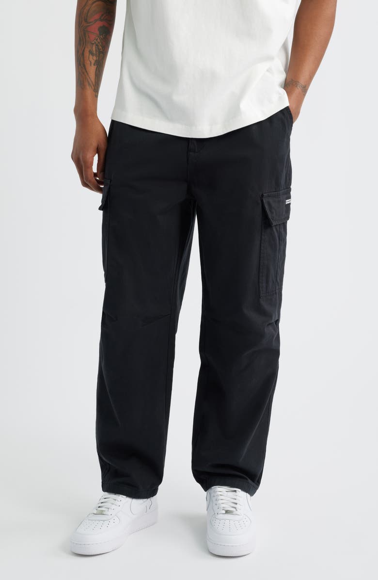 CRIMINAL DAMAGE Dakota Relaxed Fit Twill Cargo Pants, Main, color, 