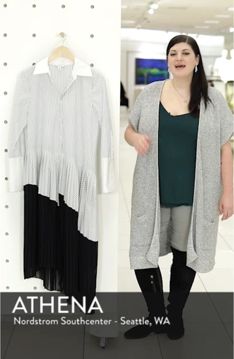 Asymmetrical Pleated Shirtdress, sales video thumbnail