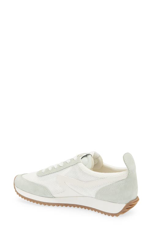 Rag & Bone Retro Runner Sneakers In Off-white/mint