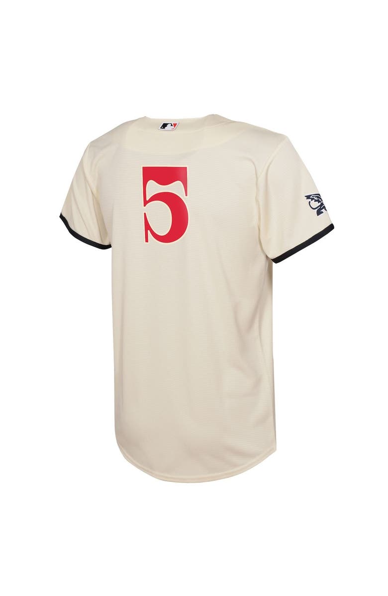 Nike Preschool Nike Corey Seager Cream Texas Rangers 2023 City Connect Replica Player Jersey, Alternate, color, 