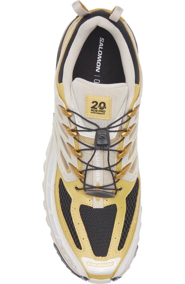 Salomon ACS Pro 20Y Sneaker, Alternate, color, Rich Gold Old/ Silver Cloud