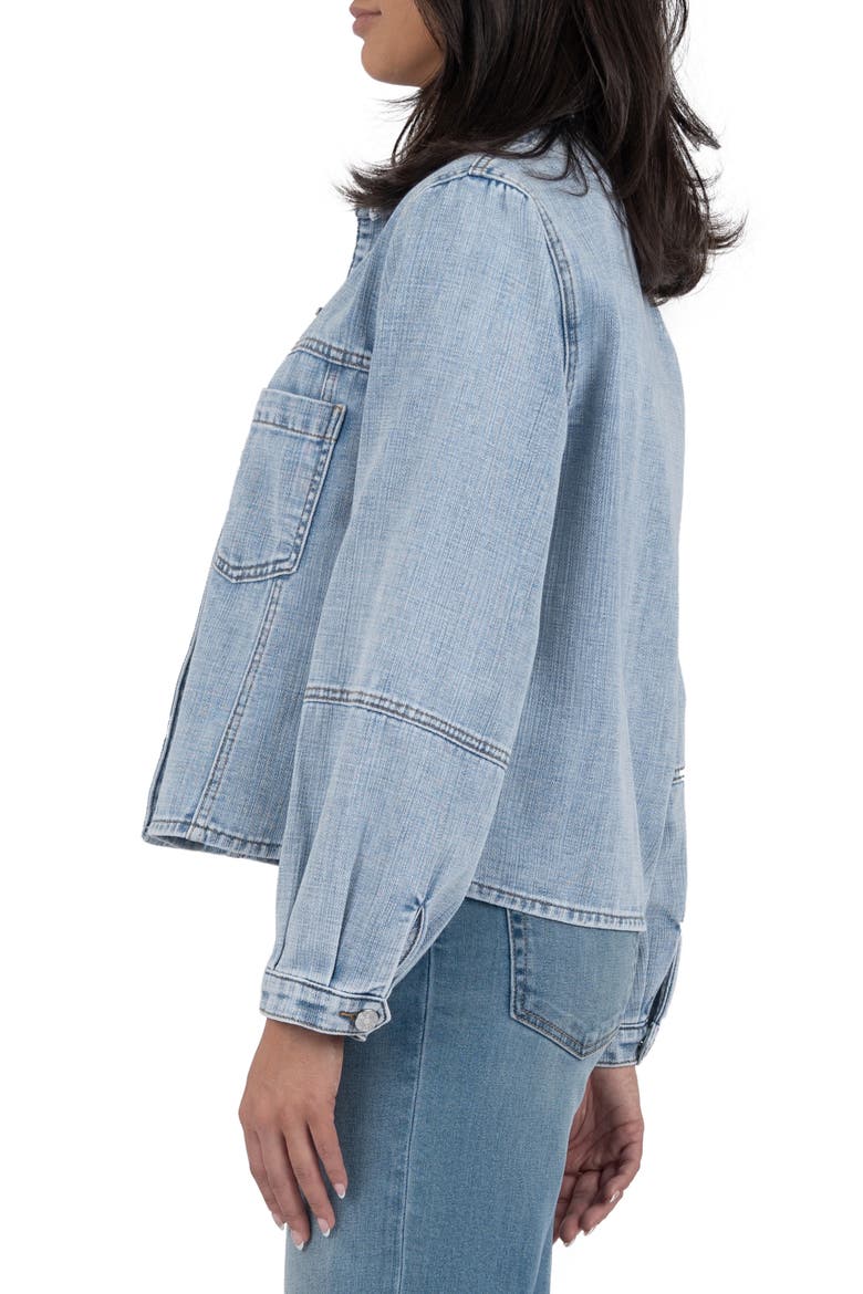 Bailey Stretch Denim Jacket, Alternate, color, LIGHT WASH