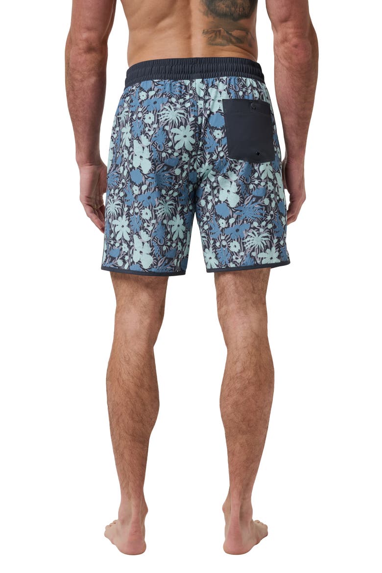 Canoe Cruise Swim Trunks, Alternate, color, HEATHER GREY