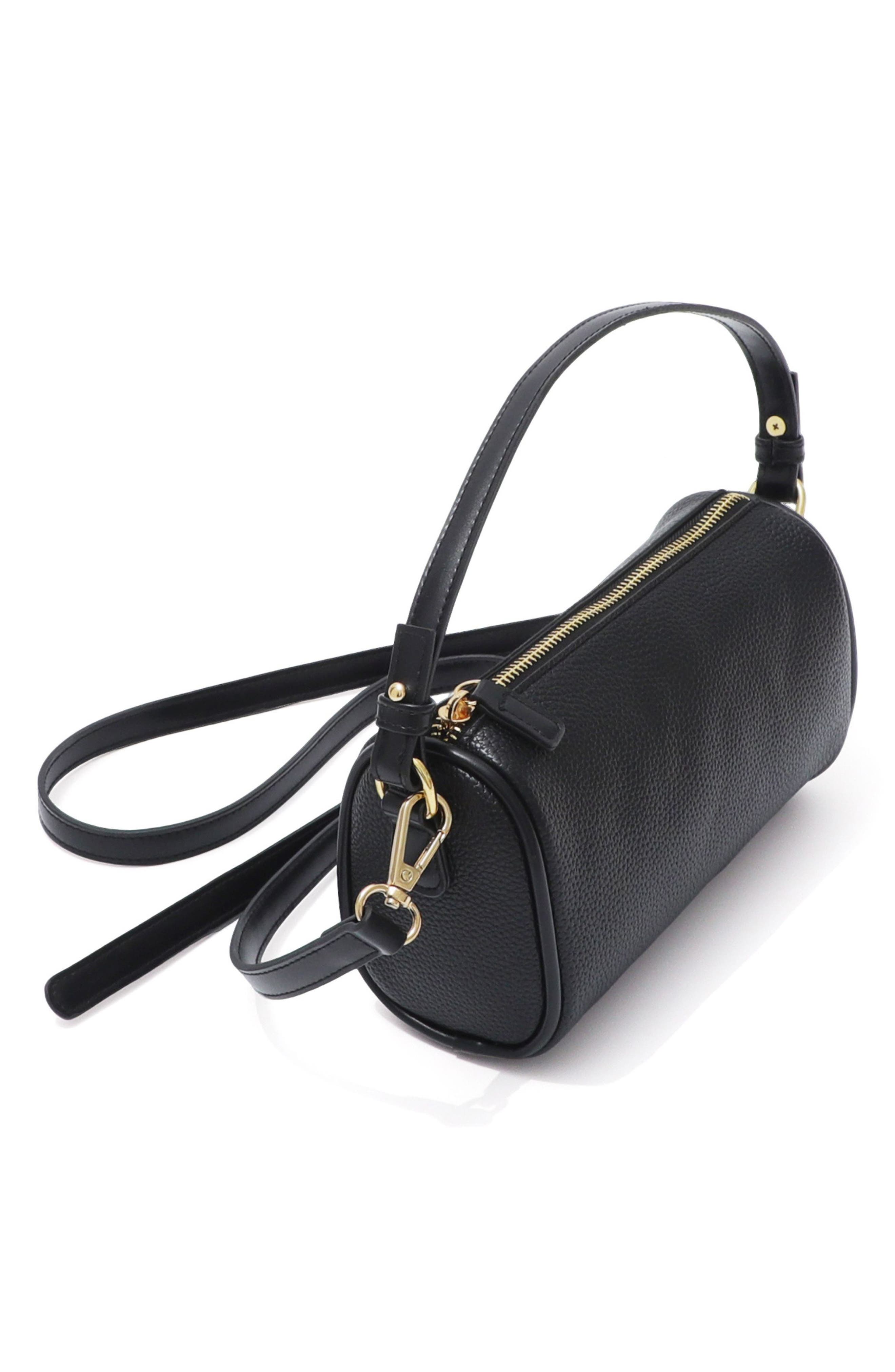 Adornia Cylinder '90s Shoulder Bag, Alternate, color, Black