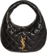 Saint Laurent Baby Icare Quilted Leather Hobo Bag