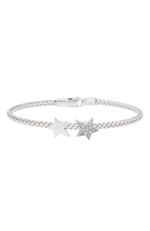 Diamond Embellished Flex Chain Bracelet - 0.1ct