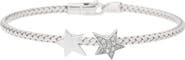 MESHMERISE Diamond Embellished Flex Chain Bracelet - 0.1ct