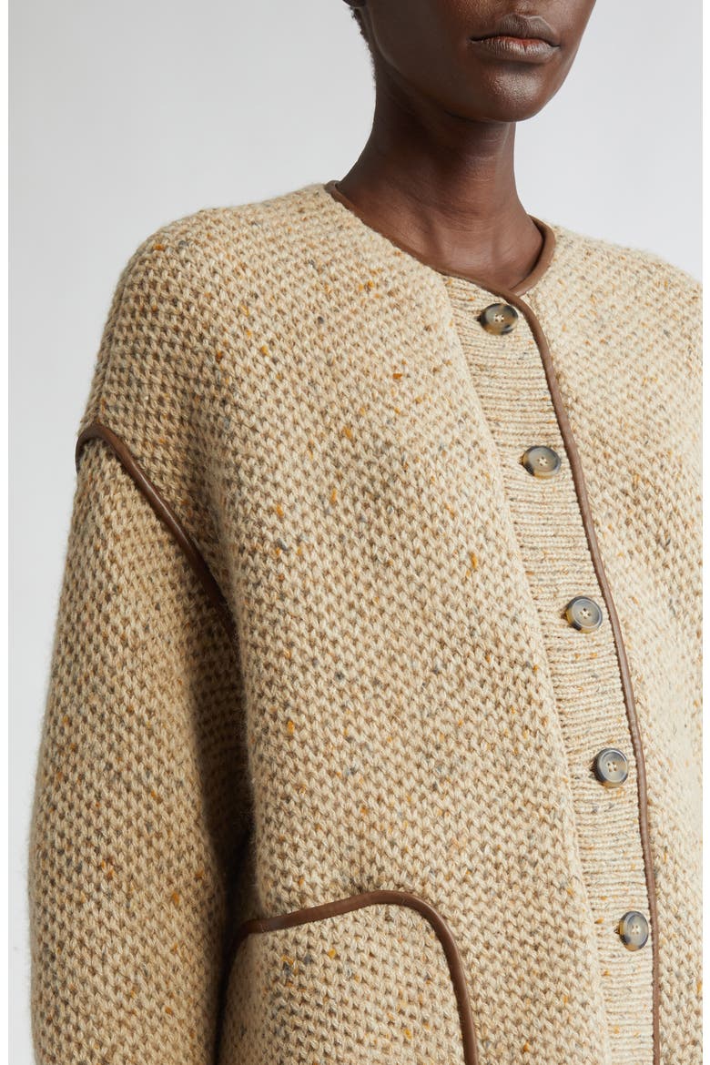 Medrano Oversize Merino Wool Blend Knit Jacket, Alternate, color, SAPLING
