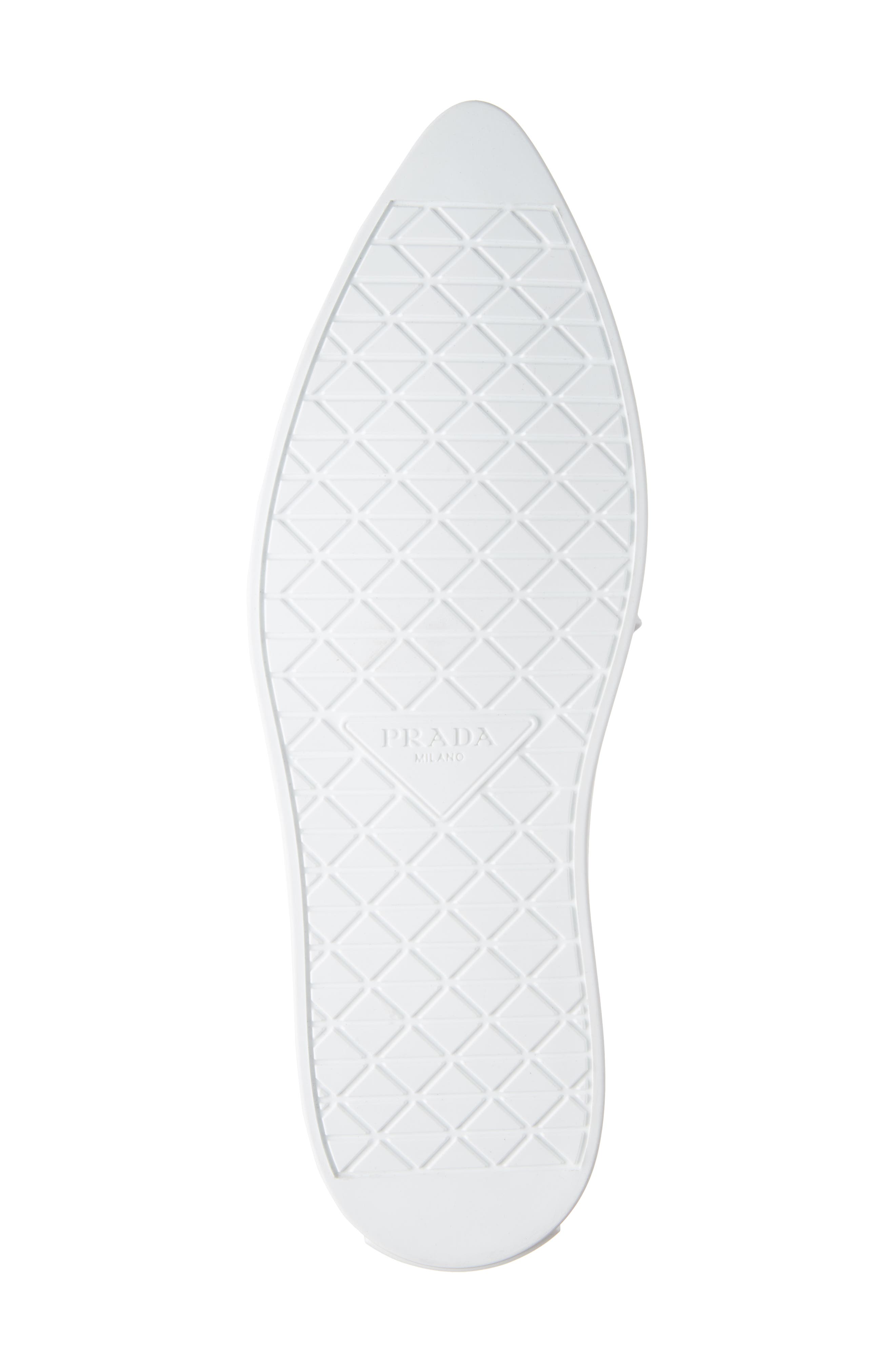 Prada Pointed Toe Sneaker Mule, Alternate, color, 