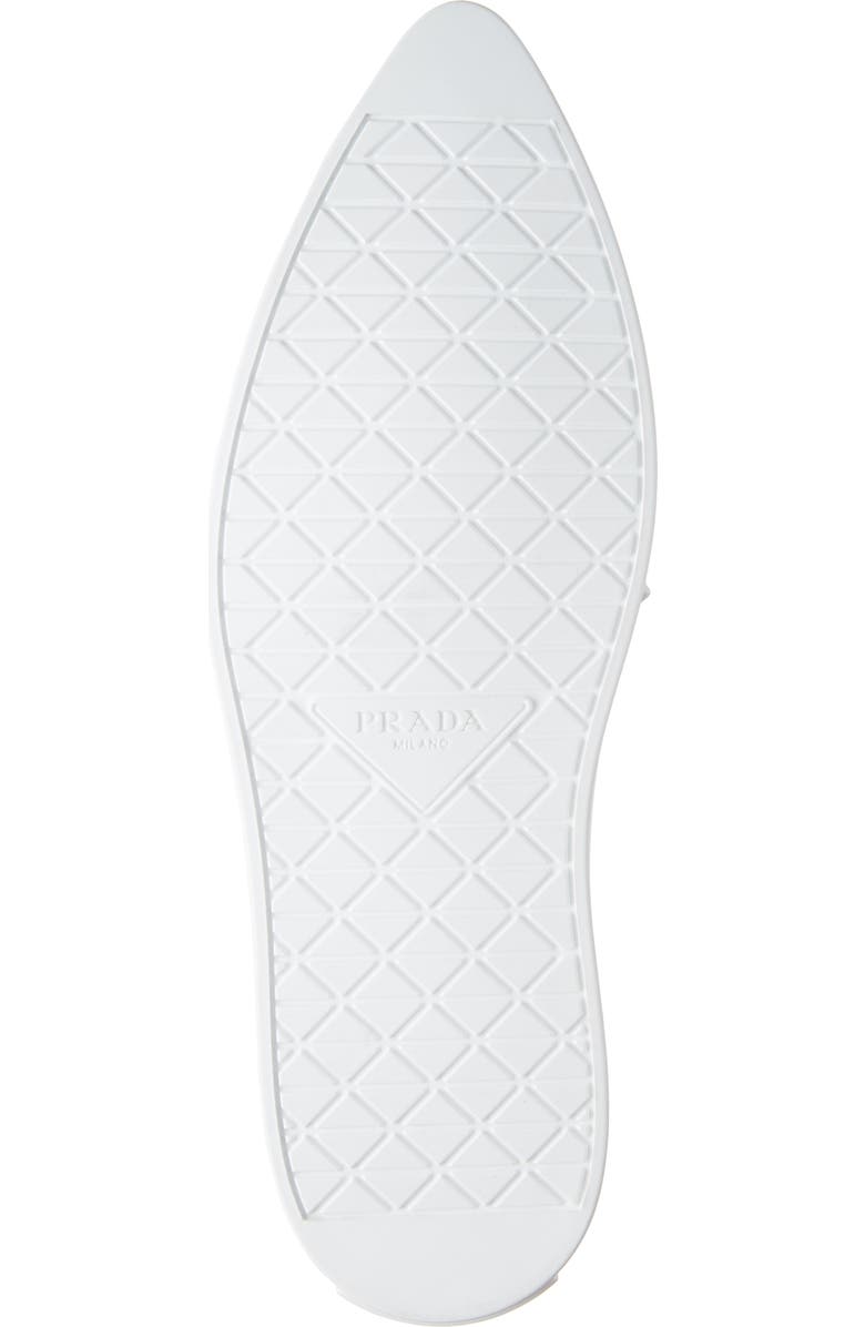 Prada Pointed Toe Sneaker Mule, Alternate, color,