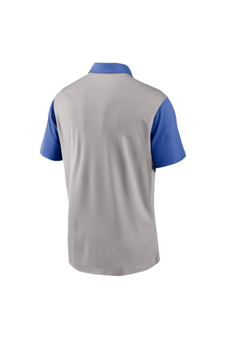 Men's Jordan Brand Gray/Royal Florida Gators Vapor Performance Polo, Alternate, color, Gray