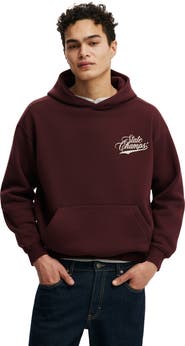 Cotton On Men's Box Fit Graphic Hoodie