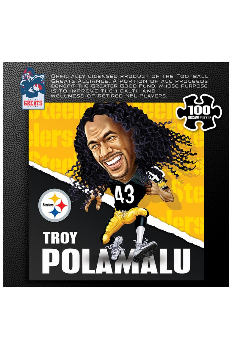 Steelers Troy Polamalu 100 Piece Puzzle, Alternate, color, Multicolor
