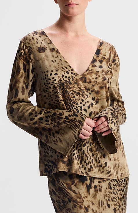 Netta Lee Leopard-print Top