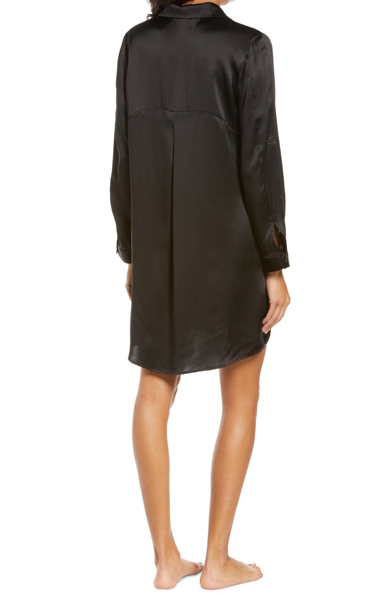 Papinelle Pure Silk Nightshirt, Alternate, color, 