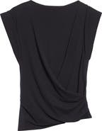 Isabel Marant Maisan Draped Asymmetric Cotton T-Shirt