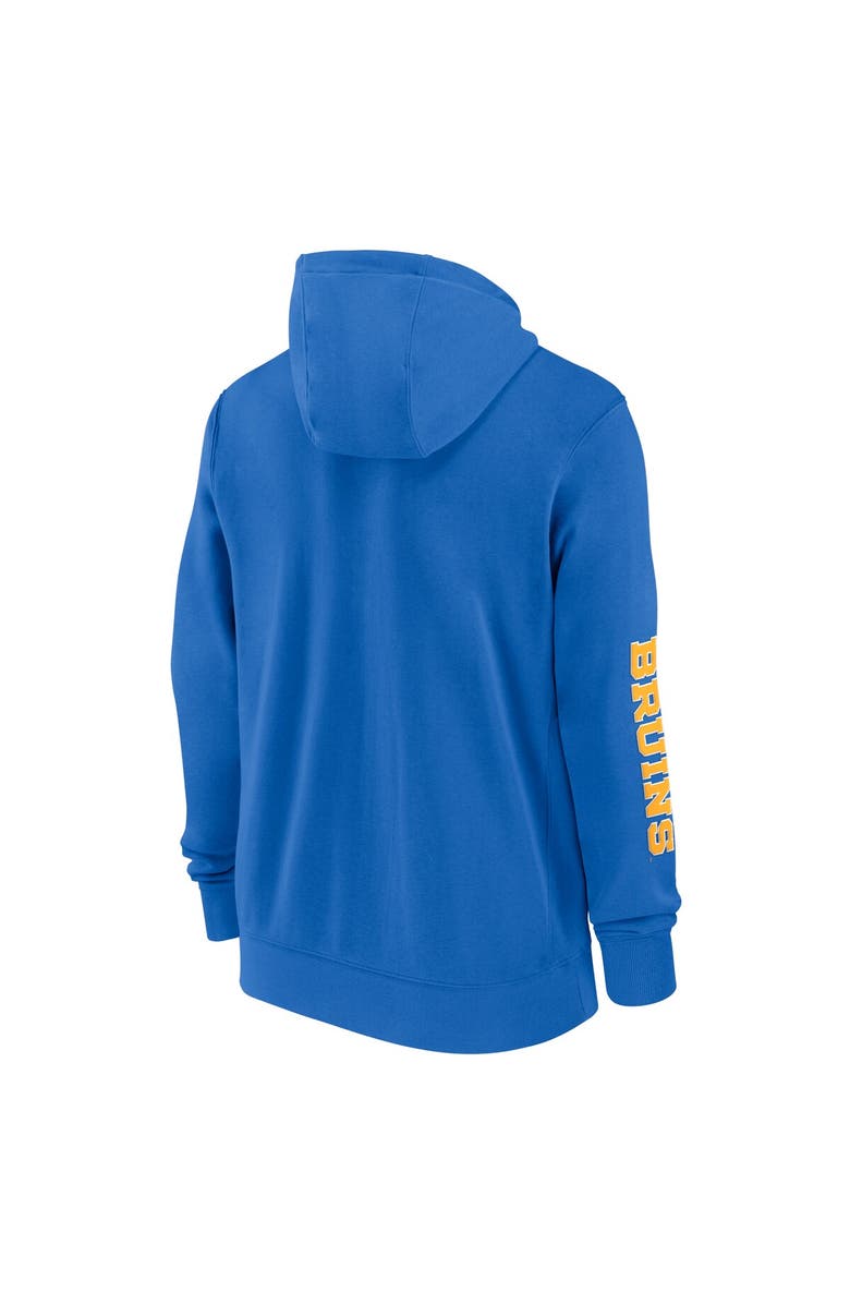 Jordan Brand Men's Jordan Brand Light Blue UCLA Bruins 2024 Sideline Full-Zip Hoodie, Alternate, color, Light Blue