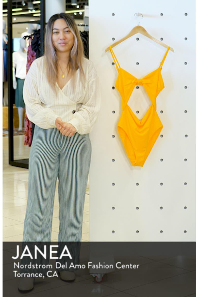 Kia Cutout One-Piece Swimsuit video