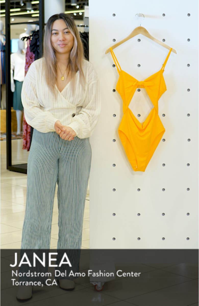 Kia Cutout One-Piece Swimsuit, sales video thumbnail