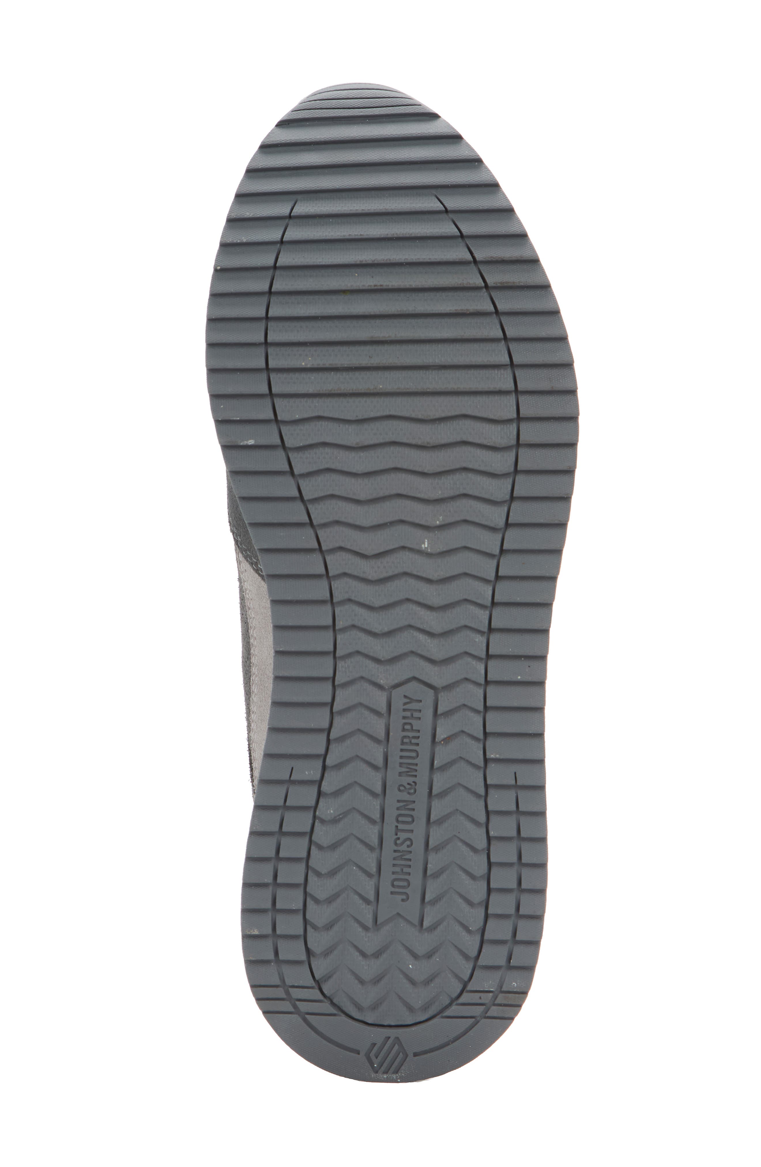 Johnston & Murphy Chase Perforated Sneaker, Alternate, color, Gray Suede