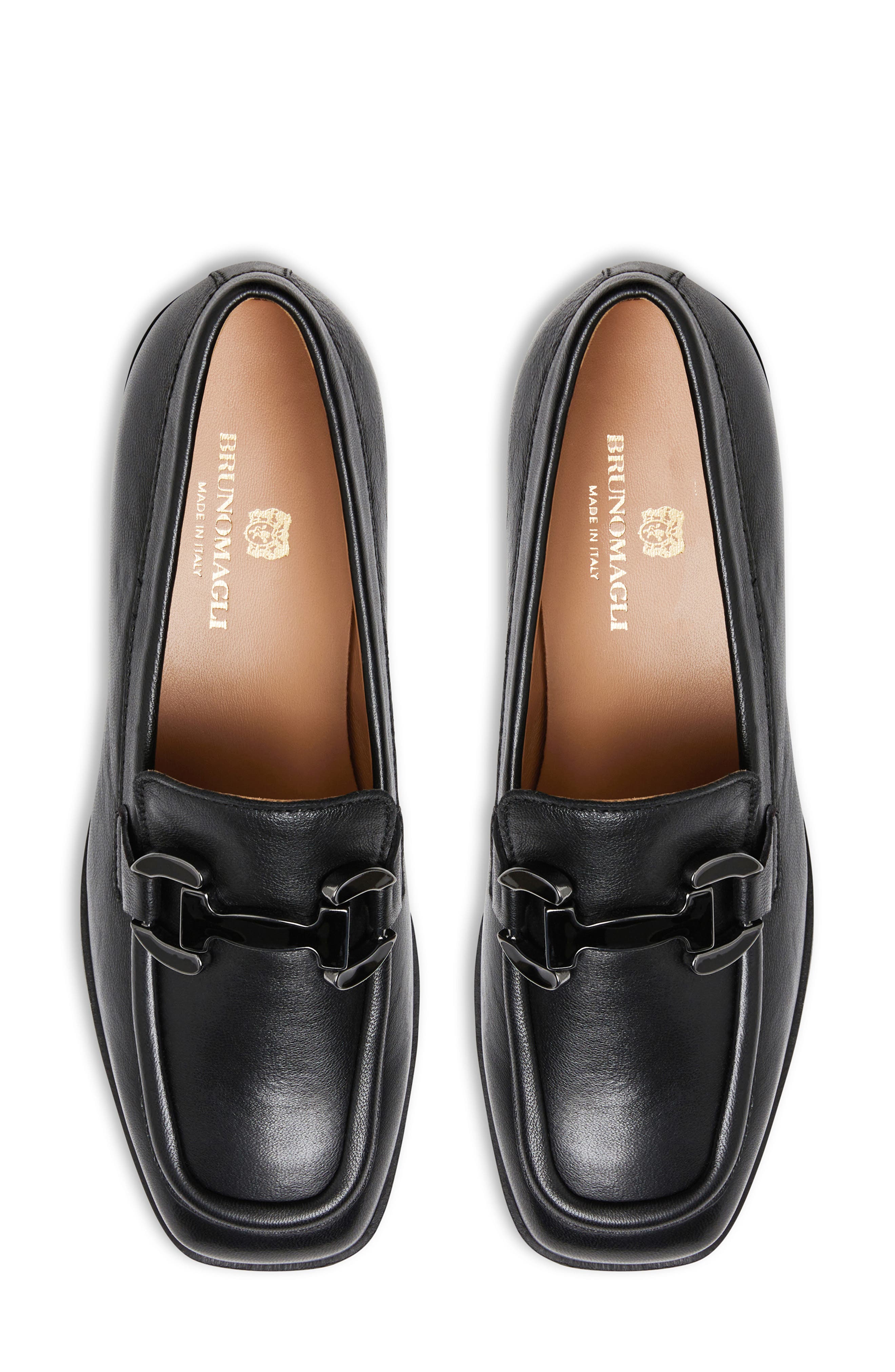 Bruno Magli Natalie Bit Loafer, Alternate, color, Black